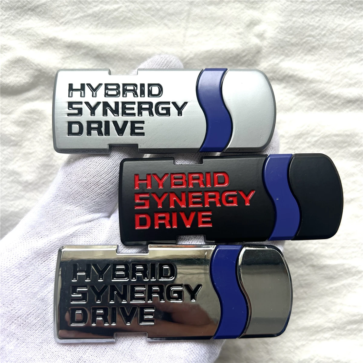Car Sticker Emblem Auto Badge Decal for Toyota Hybrid Synergy Drive Letter Prius Camry Rav4 Crown Auris Car Styling Accessories