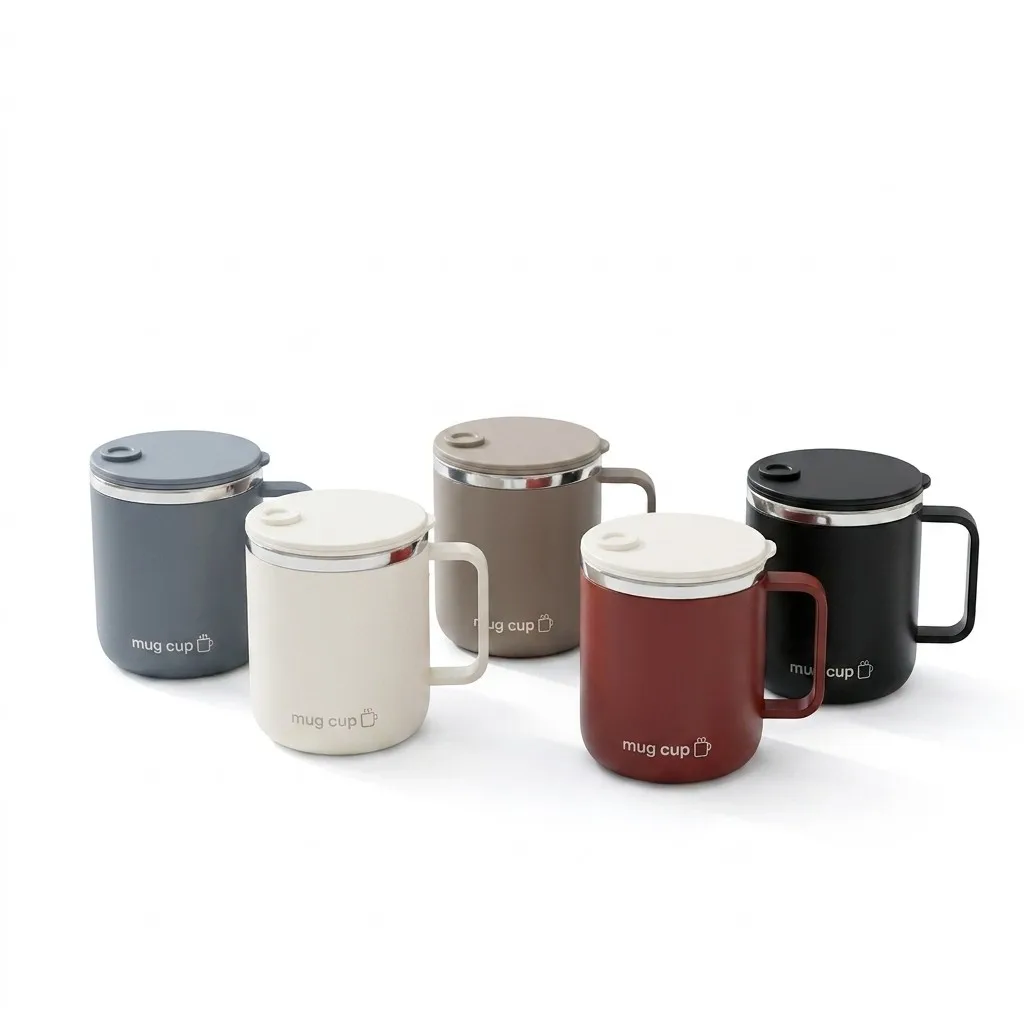 304 Edelstahl-Kaffeebecher, doppelwandig isoliert, für kalte und heiße Getränke, verbrühungssicher, versiegelte Milchkaffeetasse
