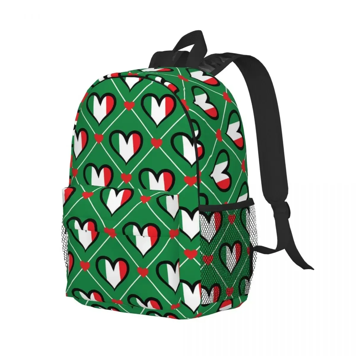 

Винтажный рюкзак с флагом Италии, автомобильный итальянский рюкзак Pride, студенческая сумка для книг для мальчиков и девочек, детская школьная сумка, компьютерная сумка на плечо для мужчин и женщин