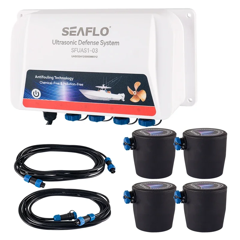 

Ultrasonic Anti-Fouling System for Boats/Yachts - Barnacle Prevention, Fuel Saver, Marine Cleaning Solution