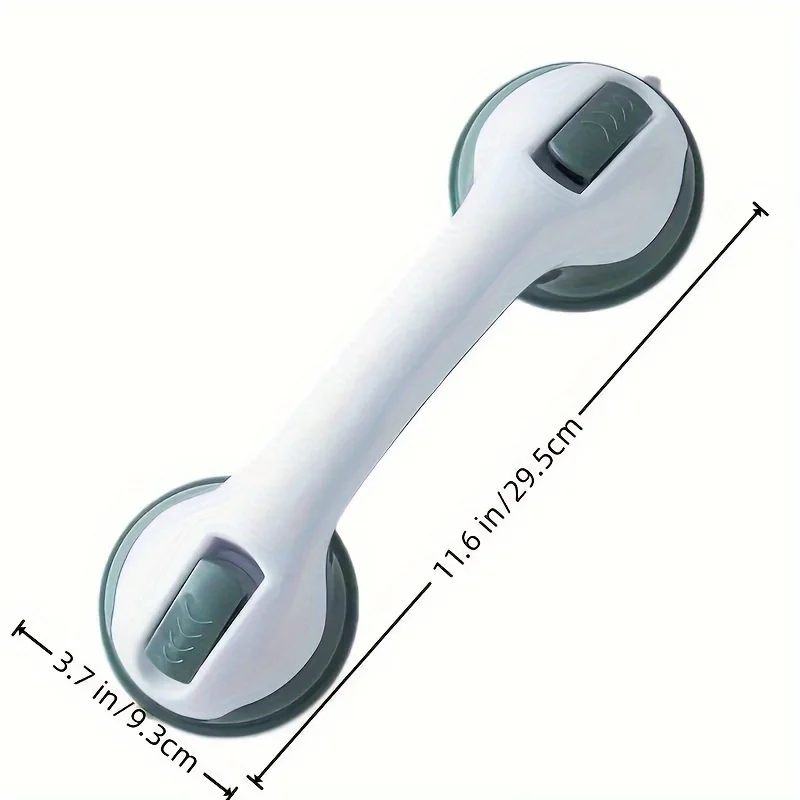 Shower Handle Safety Grab Bar Non Slip Support Toilet Bathroom Safety Handle Vacuum Suction Handle Bathroom Accessory Elderly Disabled Assist Rail Strong Suction Cup Grab Bar