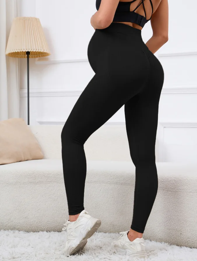 Yogahose für schwangere Frauen, Sport-Leggings, lange Hose – Detail 11