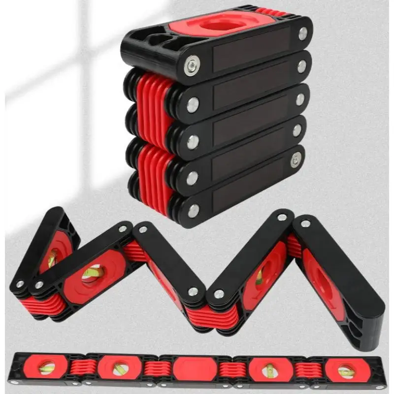 

Woodworking Multipurpose Pipe Corner Polygon Precision Measuring Tool, 1Pcs Extendable Folding Level