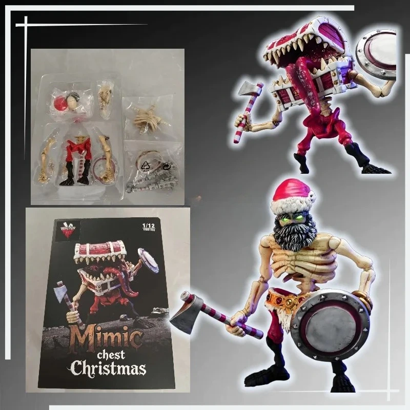 

В НАЛИЧИИ: Коллекционная кукла Yugut Model Doll 1/12 Skeleton Dungeon, набор с рождественской шкатулкой с сокровищами, лимитированная серия, реалистичная кукла.