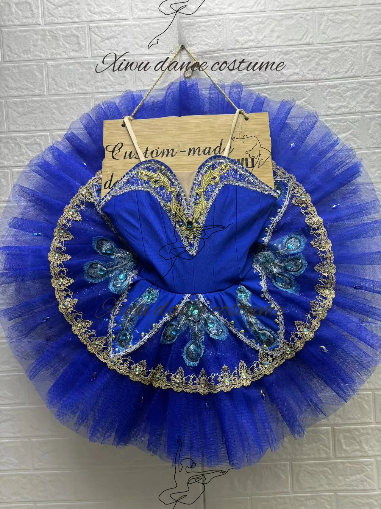 Professional high-quality custom-size ballet performance ballet costume high-end competition ballet dress