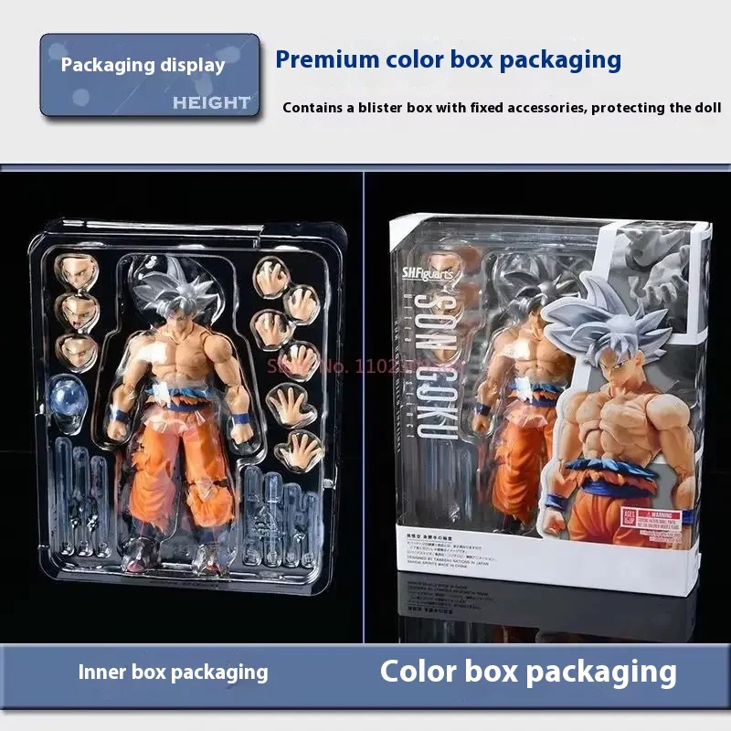 In Magazzino 16 cm Dragon Ball Ultra Instinct Super Saiyan Son Goku Collezione Decorazione Gk Action Figures Modello Giocattoli Per Bambini Regali