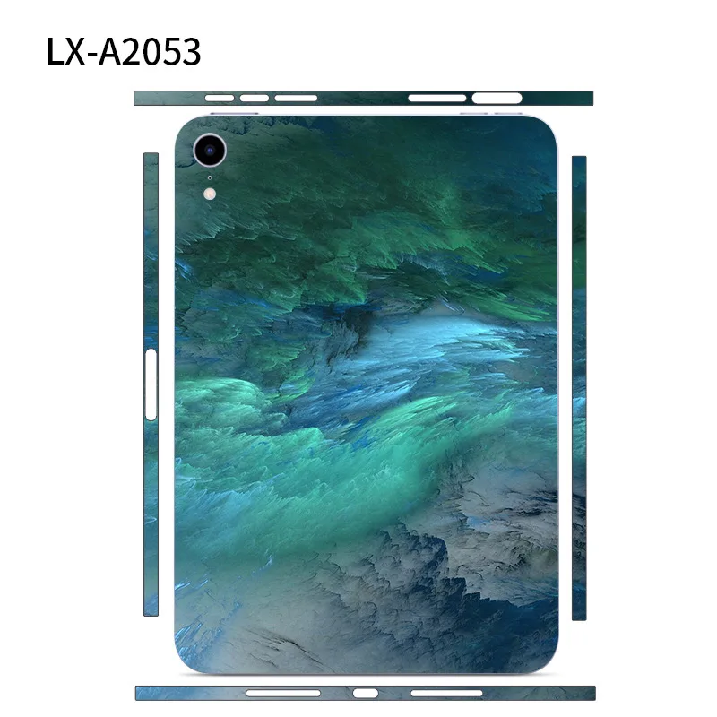 For iPad Pro 2022 2021 2018 12.9 11 Mini 7 6  Full Cover Colorful Back Film Covers Decal Skin Protector Sticker