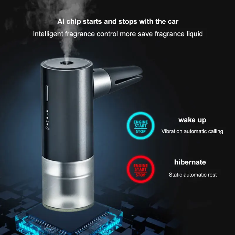 Car Outlet Vent Perfume Clips Air Freshener USB Fragrance Diffuser Home Smell Distributor Aromatherapy Scent Air Refresher Gift view 2