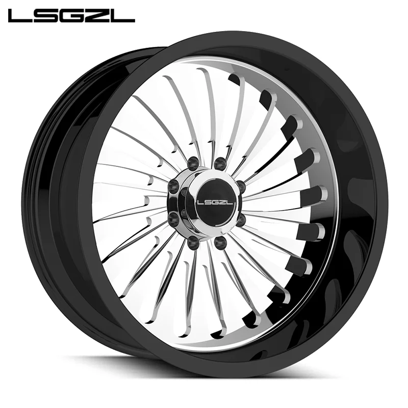 LSGZL off Road Passenger Car Life Year Forged Aluminum Alloy 16 17 18 19 20 21 22 Inch 5 Bolt Holes Wheel