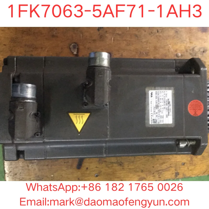 1FK7063-5AF71-1AH3 Used Encoder Tested OK In Good Condition SIMOTICS S synchronous servo motor 1FK7 Compact 11 Nm