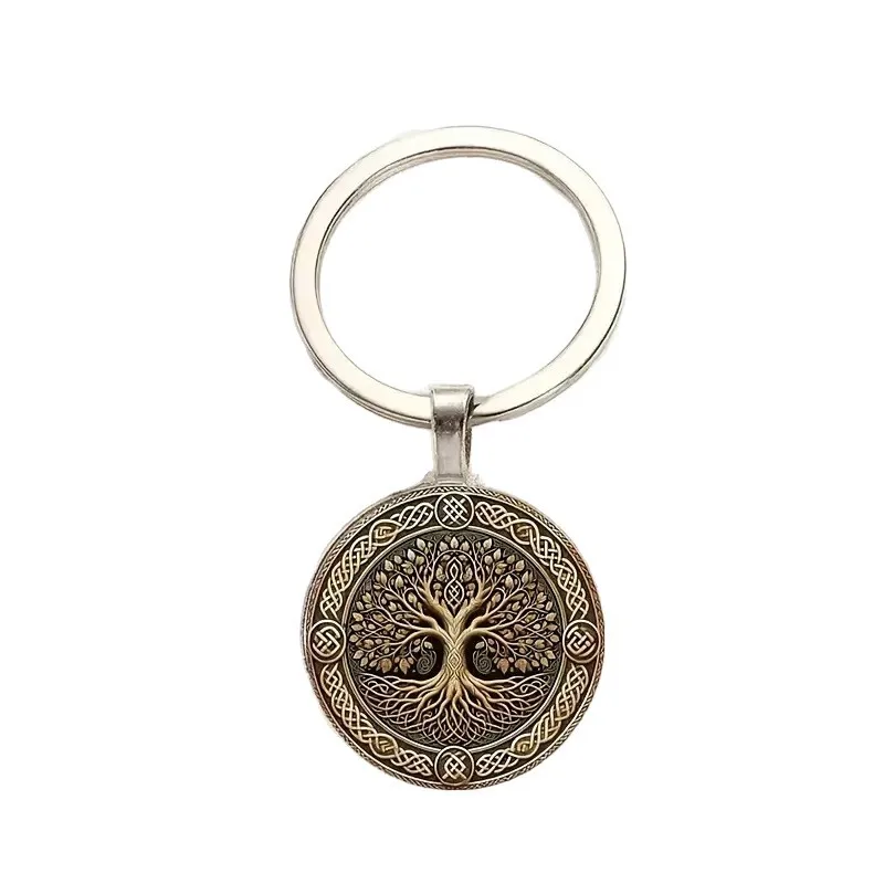 شجرة الحياة المفاتيح قلادة عبر الحدود الملحقات الأوروبية والأمريكية كيرينغ حقيبة ظهر السيارة شماعات