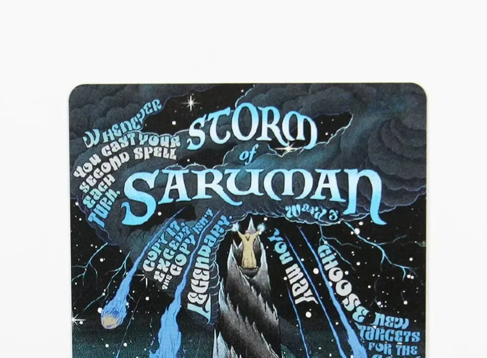 LTR هولو (معطف ميثريل ستورم سورون) TCG بطاقات الوكيل السحرية لعبة جودة الوكيل لوحة تجميع اللعب بطاقات التداول الوكيل