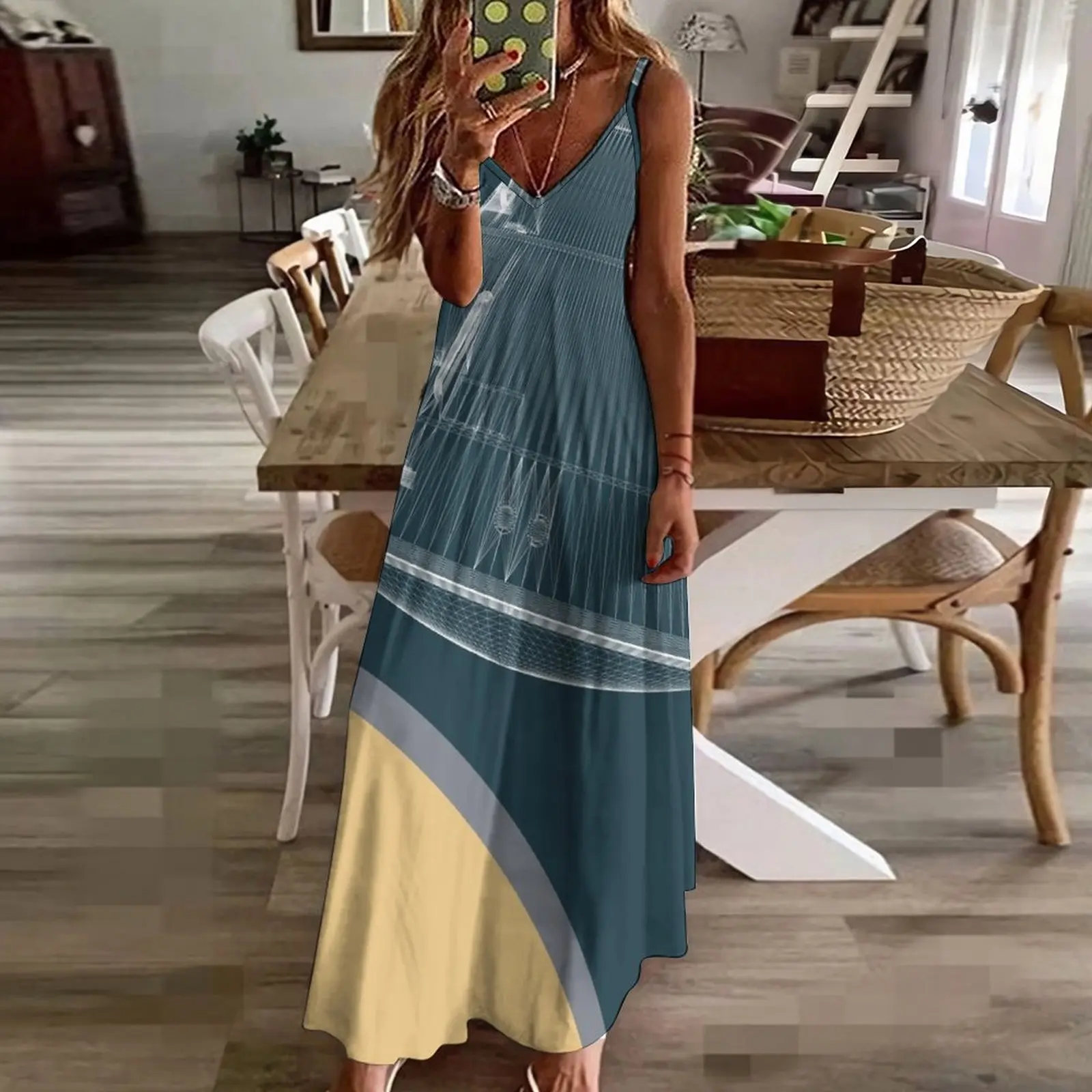 Apollo 11-Robe de Bal en Fibre, Vêtements d'Été