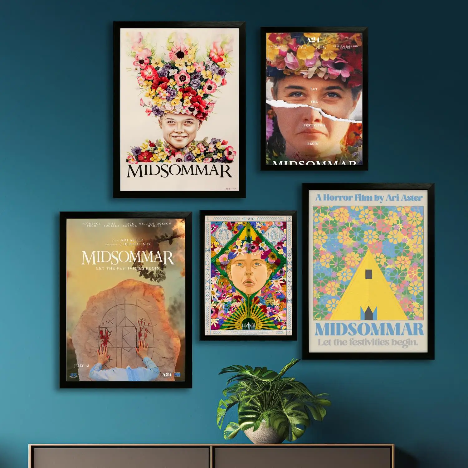 midsommar Canvas Art Poster and Wall Art, Picture Print, Modern Family Bedroom Decor, Posters,Decorative painting