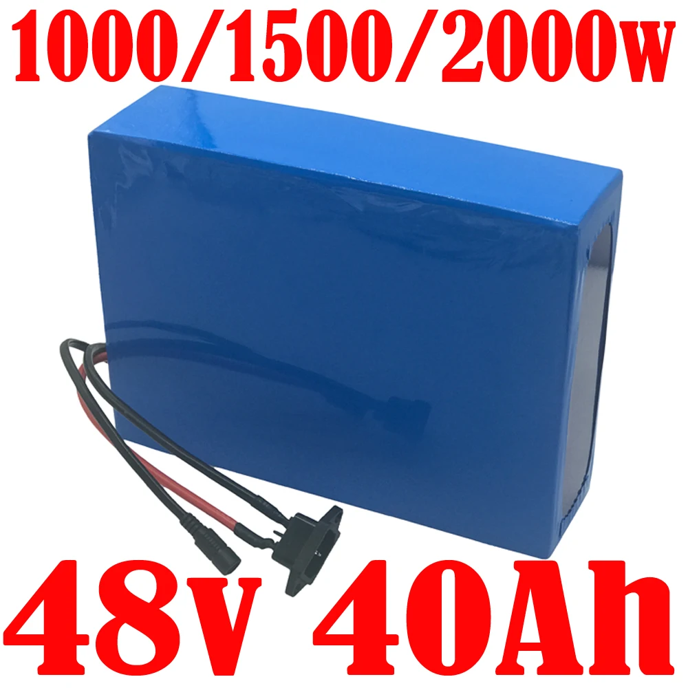 18650 cell 48v ebike battery 48v 40ah 30ah 25ah 20ah electric bike lithium batteries For 1000w 1500w 2000w electric scooter