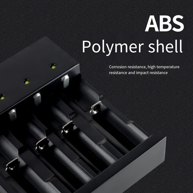 شاحن بطارية ذكي 4Bay يوميًا 18650، شاحن عالمي لمصابيح ليثيوم 3.7 فولت ومصباح أمامي 18650 بطاريات قابلة للشحن