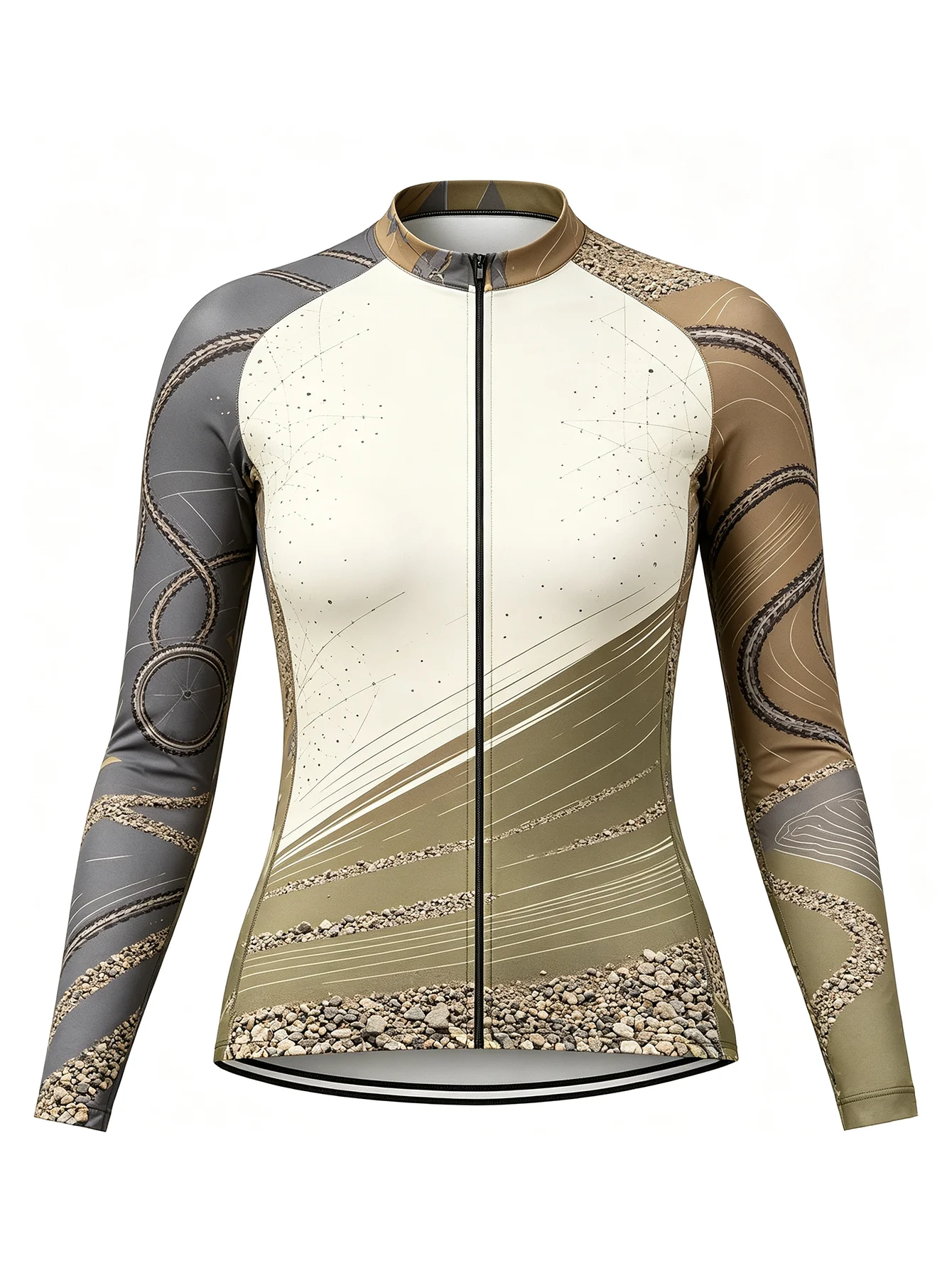 Unisex mountain bike animal geometric pattern top for men and women, suitable for spring and summer surfing and cycling activiti
