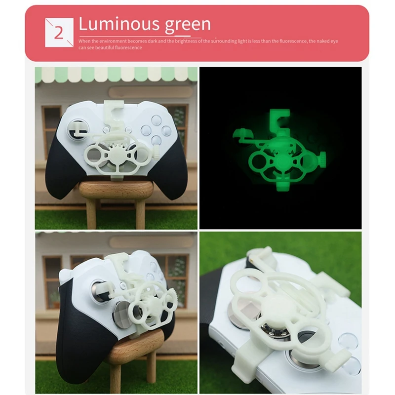 عجلة قيادة صغيرة لـ Xboxone ، مقبض Elite2 ملحقات مقبض الألعاب ، وحدة تحكم مساعدة للألعاب