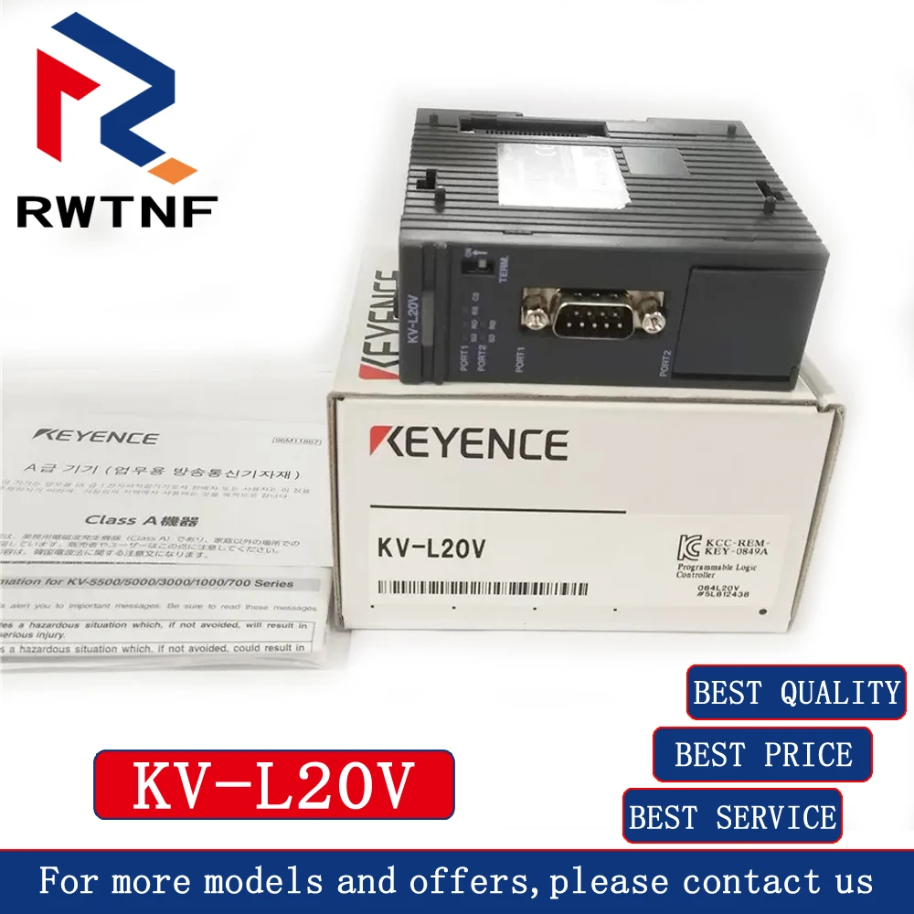 وحدة اتصالات قابلة للبرمجة KV-L20V أصلية جديدة تمامًا