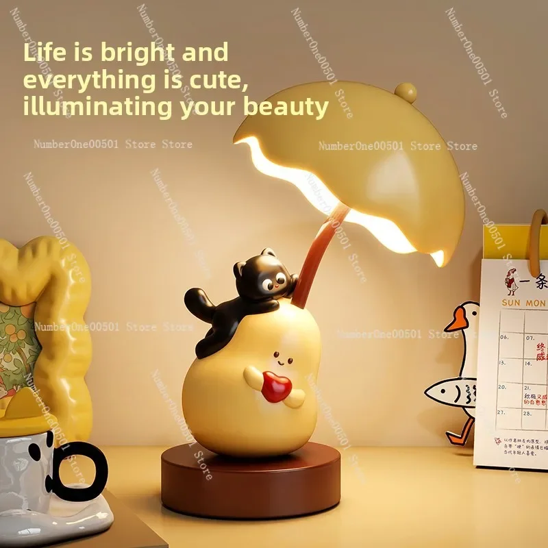 

Creative Design Bedside Lamp LED Night Light for Bedroom Dimmable Touch Control Modern Desk Lamp Aesthetic Lighting Home