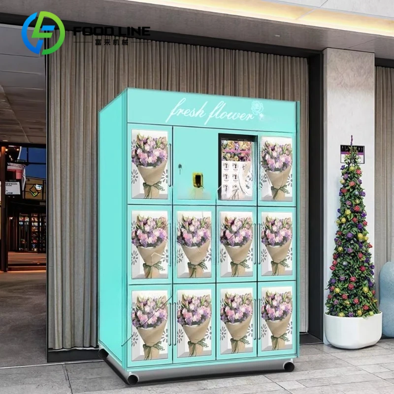 Supplier Florist - 自動販売機サプライヤー 花屋 ディスペンサー セルフサービス 自動花販売機 カスタム