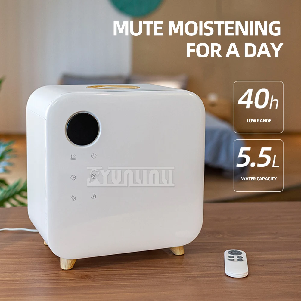 5.5L Intelligent APP Control Large Capacity Heavy Mist Ultrasonic Humidifier Household Silent Air Humidifier