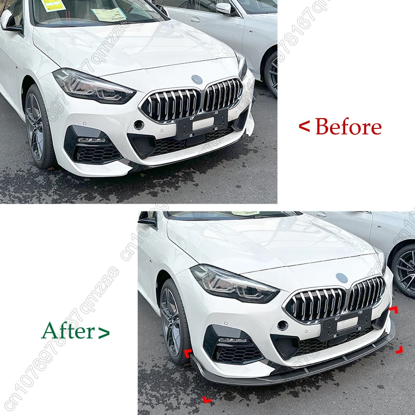 Car Front Bumper Splitter Lip Spoiler Diffuser For BMW 2 Series F44 4-Door 228i 220i M235i M Sport 2020-2023 Body Kits Tuning
