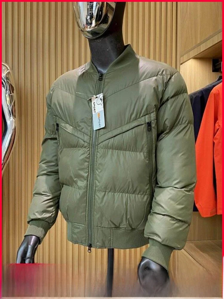 

Outdoor Functionality Cotton Jacket Lightweight Breathable Water Resistant Windproof Baseball Collar Unisex Fashionable Cotto...
