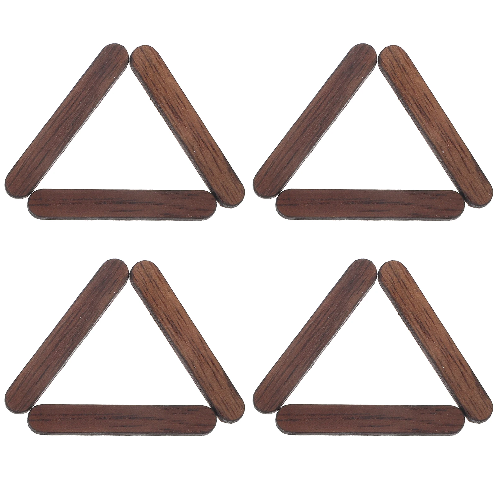 

12 pcs Simple Wall Clock Pointers Wooden Hour Markers Blank Vertical Bar Shape Diy Clock Accessories Repair Tools Easy Install