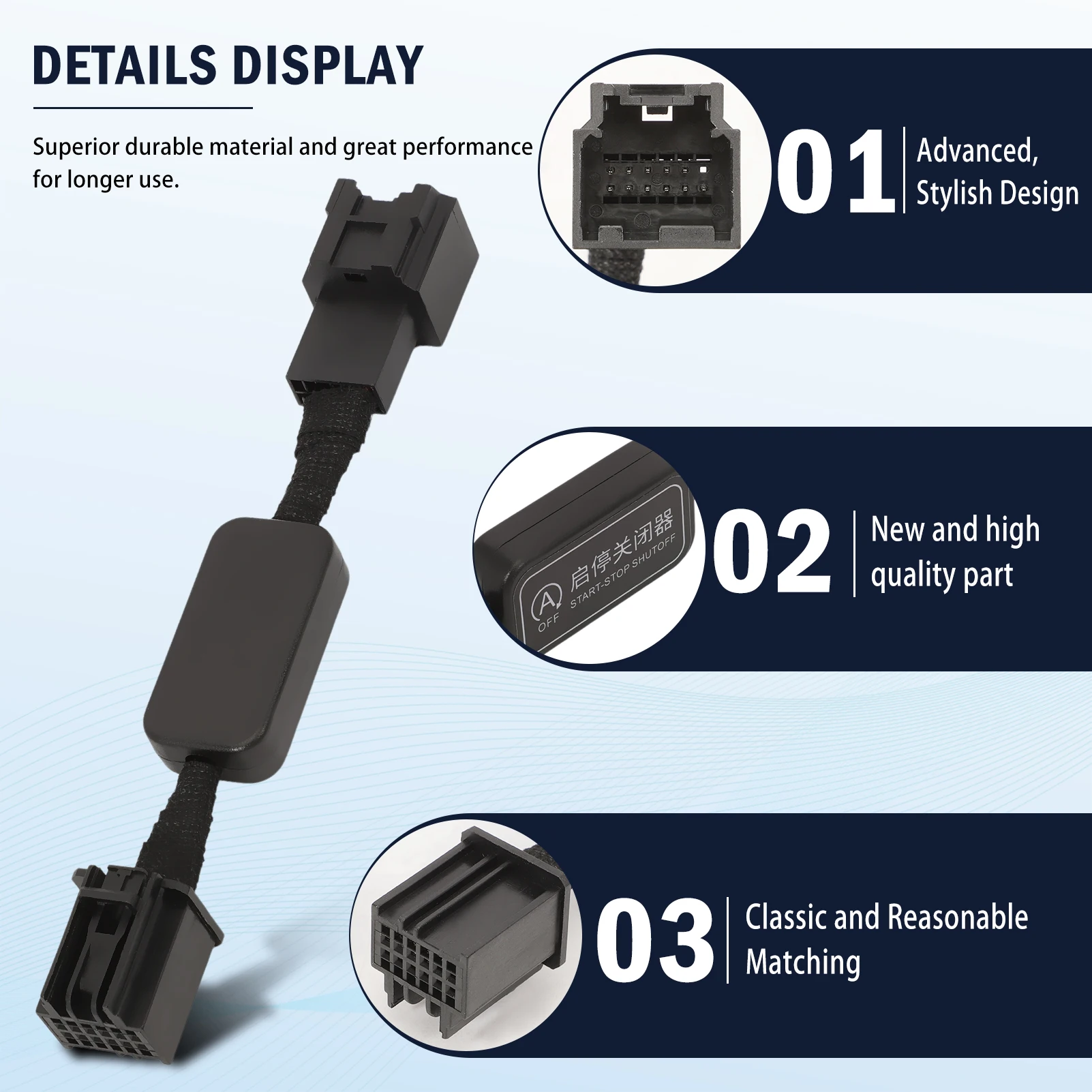 รถหยุดสายปิดการใช้งานCancellerสําหรับAlfa Romeo Giulia 952 2015-2021, Stelvio 2017-2021