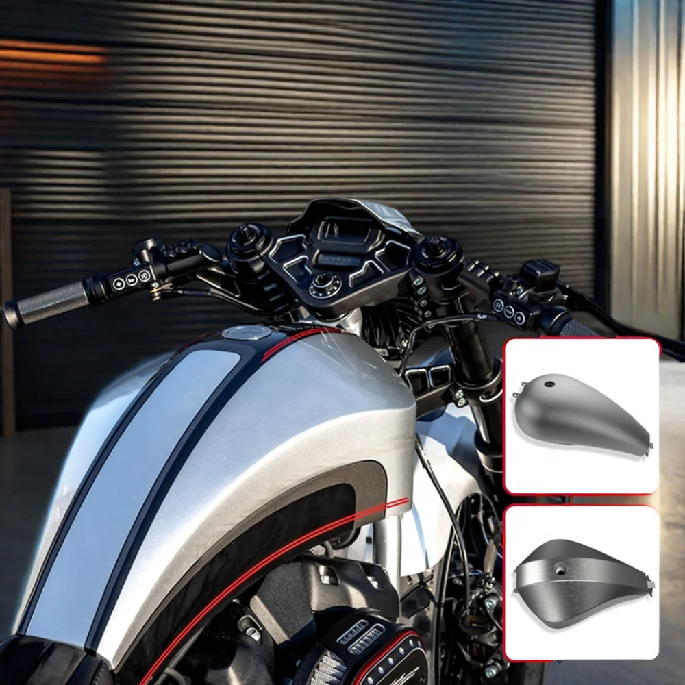 2018-Later HD Softail Models Stylish Diamond Water Drop Style Aluminum Steel Fuel Tank New Condition Motorcycle Body Systems