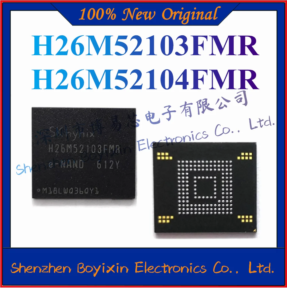 

NEW H26M52103FMR H26M52104FMR.Original and genuine memory.BGA-153