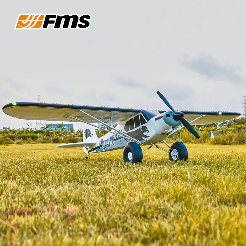 

Модель самолета FMS 1300 мм PA-18, тренировочный тренажер с пропеллером с фиксированным крылом, модель самолета с дистанционным управлением, пенопластовый аппарат RTF