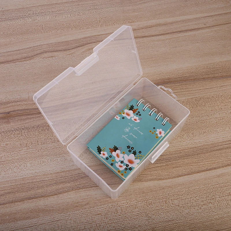 Mini Plastic Box Rectangular Box Translucent Box Jewelry Beads Container Tools Accessories Box Storage Boxes Organizers Case