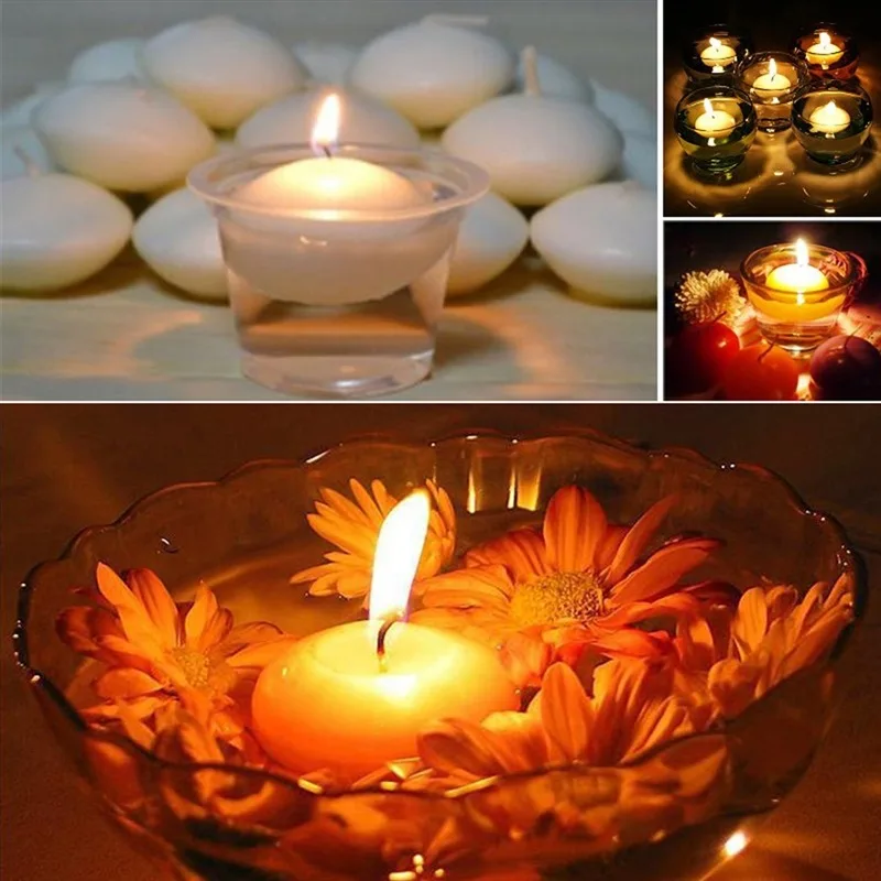 10Pcs/lot Floating Candles For Wedding Party Event Home  Birthday Decor Candles New Year Christmas Decoration