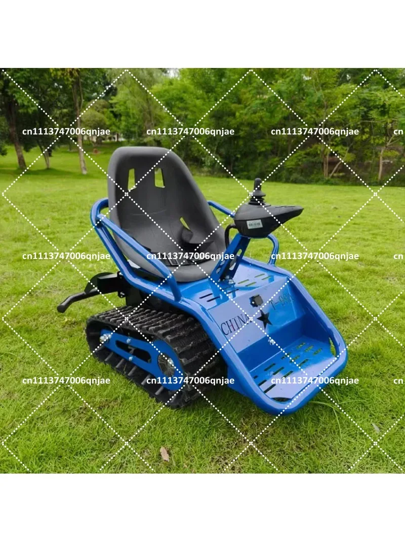 

Mini Electric Tracked Tank Indoor Outdoor Off-Road Go-Kart for Garden Educational Use