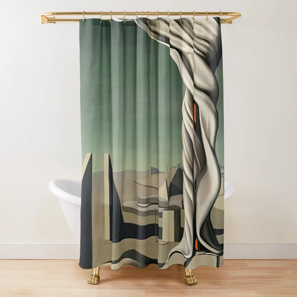 

i-saw-three-cities-1944 - Kay Sage Shower Curtain Shower Set Bathroom And Shower Products Waterproof For Bathroom Curtain