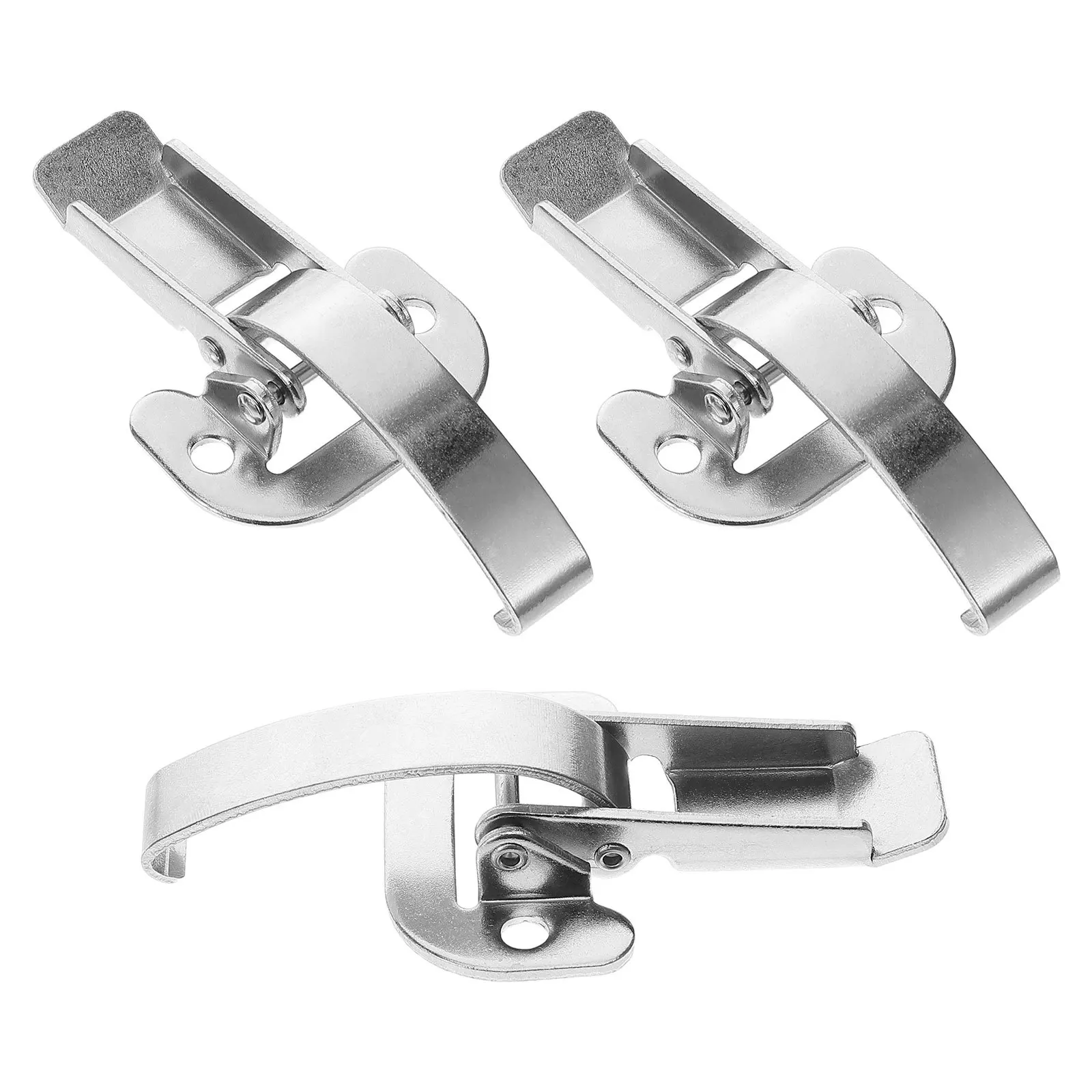 3 قطعة صندوق متعدد الاستخدامات مزلاج مشبك معدني لصناديق الأدوات المعدات الصناعية تصميم أنيق سهل التركيب