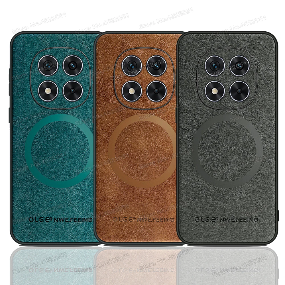 

For POCO X7 X6 Pro Case Retro Leather Magnetic Back Cover For POCO X6 F6 F5 X5 Pro Soft Frame Phone Cases For POCO X7 Pro Bumper