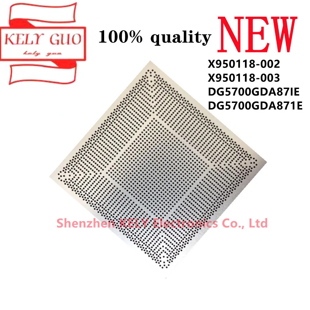 Direct heating 90*90MM100% accuracy X950118 X950118-002 X950118-003 DG5700GDA87IE DG5700GDA871E 0.5MM CPU BGA Stencil Template