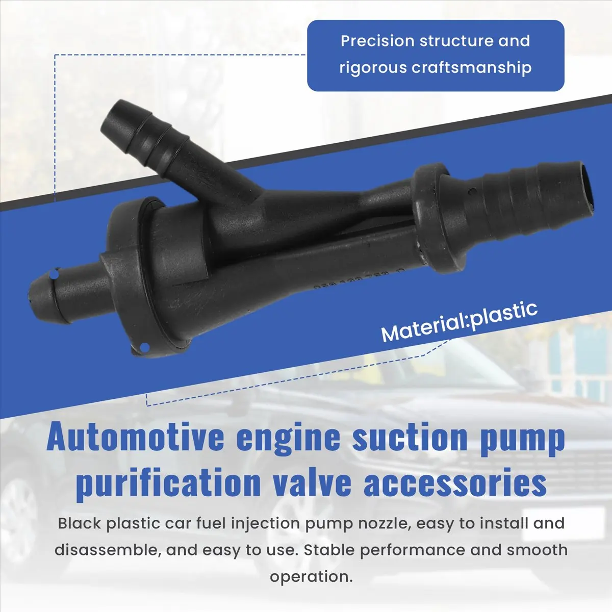 #14Q 058133753B Engine Suction Pump Purge Valve for Audi A4 A6 V6,Valve For Audi,(plastic)