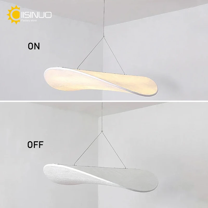 Nordic Tense Pendant Light Silk Handmade LED Hanging Lamp For Living Room Dining Island Hotel Parlor Restaurant Home Decoration