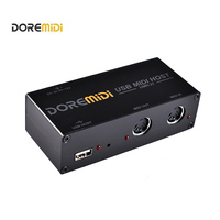 DOREMiDi High-Speed USB MIDI Host Box MIDI Host USB to MIDI Converter UMH-21