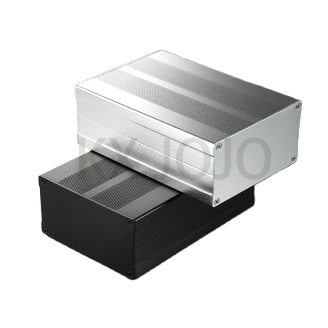 Aluminum Enclosure 106*55*100/150/200mm Case PCB DIY Instrument Electronic Project Protective Box Silver/Black