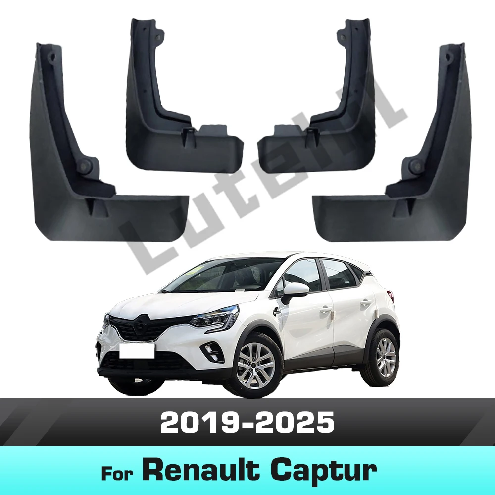 For Renault Captur 2019-2025 2020 2021 2022 2023 2024 Fender Mudflaps Splash Guards Mudguards Mud Flaps Car Accessories