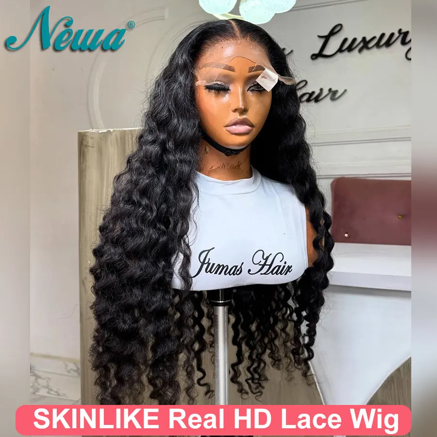 

Newa Hair Skinlike Real HD Lace Closure Wig Glueless Human Hair Wig Pre Plucked Invisible Real HD Lace Frontal Wigs For Women