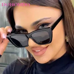 Trendy Luxury Brand Sunglasses For Women Men Retro Cat Eye Sun Glasses UV400 Eyewear Summer Shades Travel  Driving Sunglasses