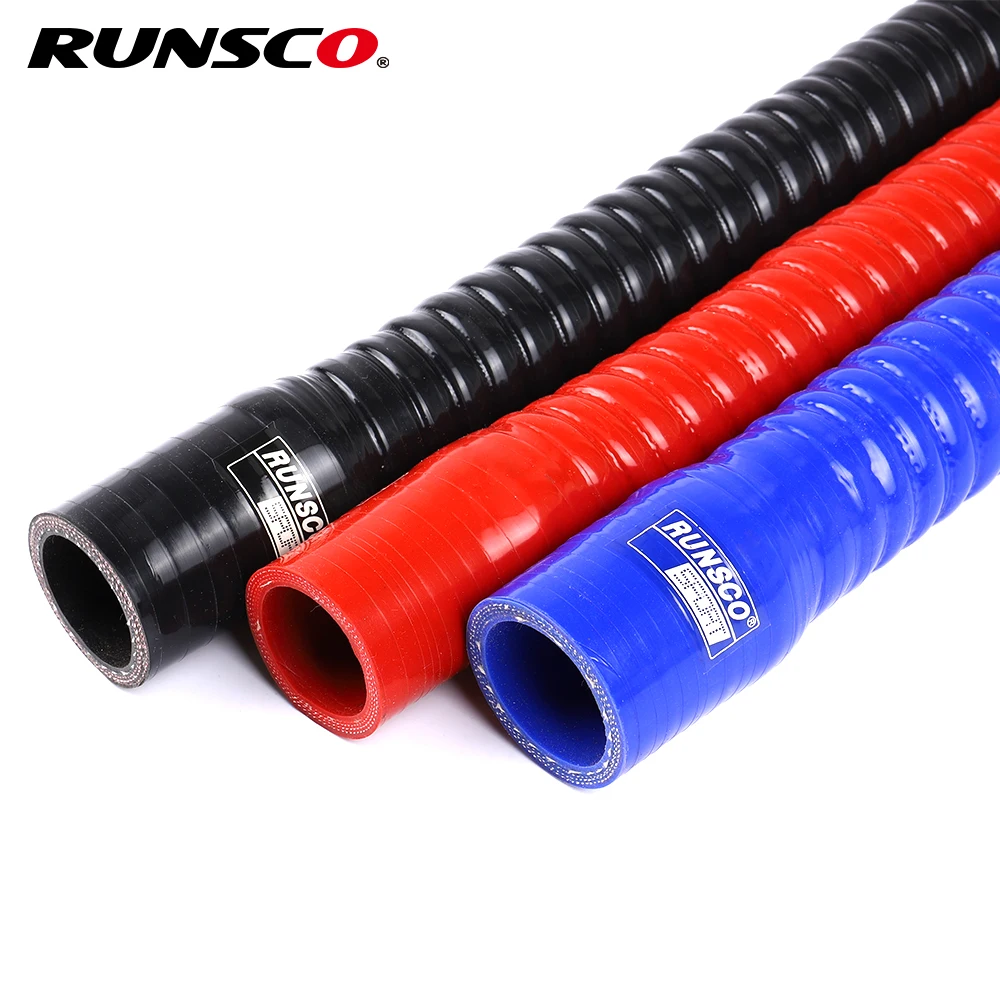 Car Silicone Flexible Hose ID 42 51 55 57mm for Water Radiator Tube for Air Intake High Pressure Rubber Joiner Pipe For Toyota