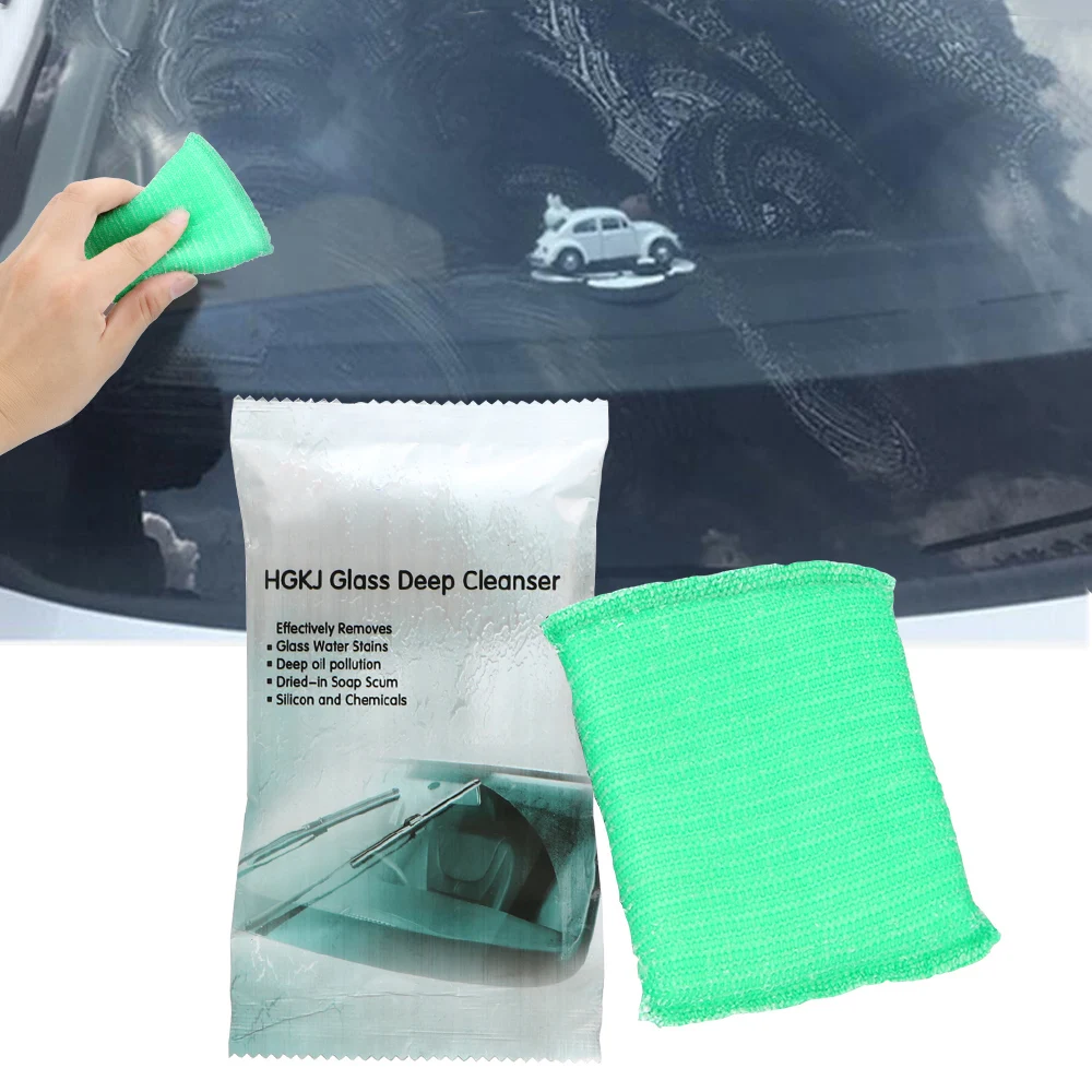 Remove Oil Film Car Window Windshield Cleaning Accessries 1PC Car Surface Cleaning Magic Sponge Scratches Repair Care