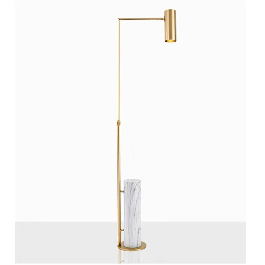 Simple postmodern American creative designer model room bedroom study Nordic light luxury living room floor lamp